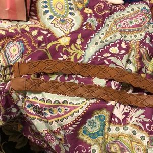 Torrid brown braided belt